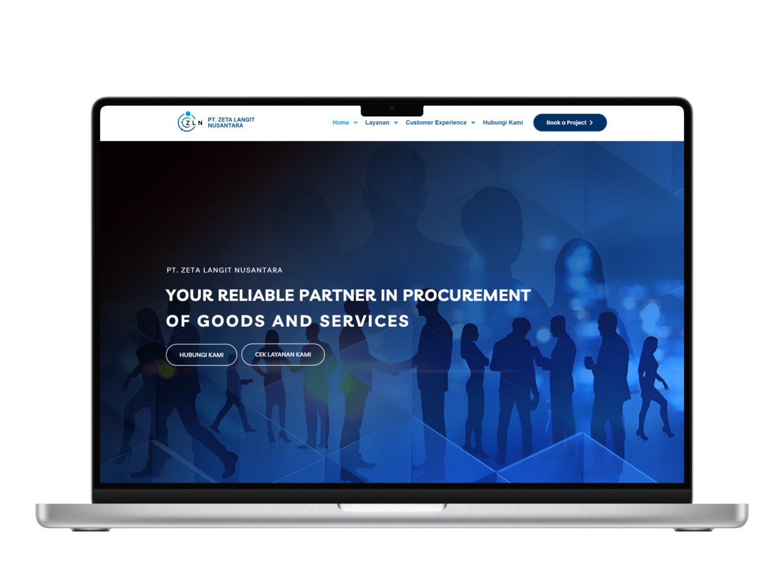 landingpage company profile